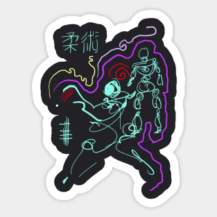 Digital jiu-jitsu - scifi foolz Sticker